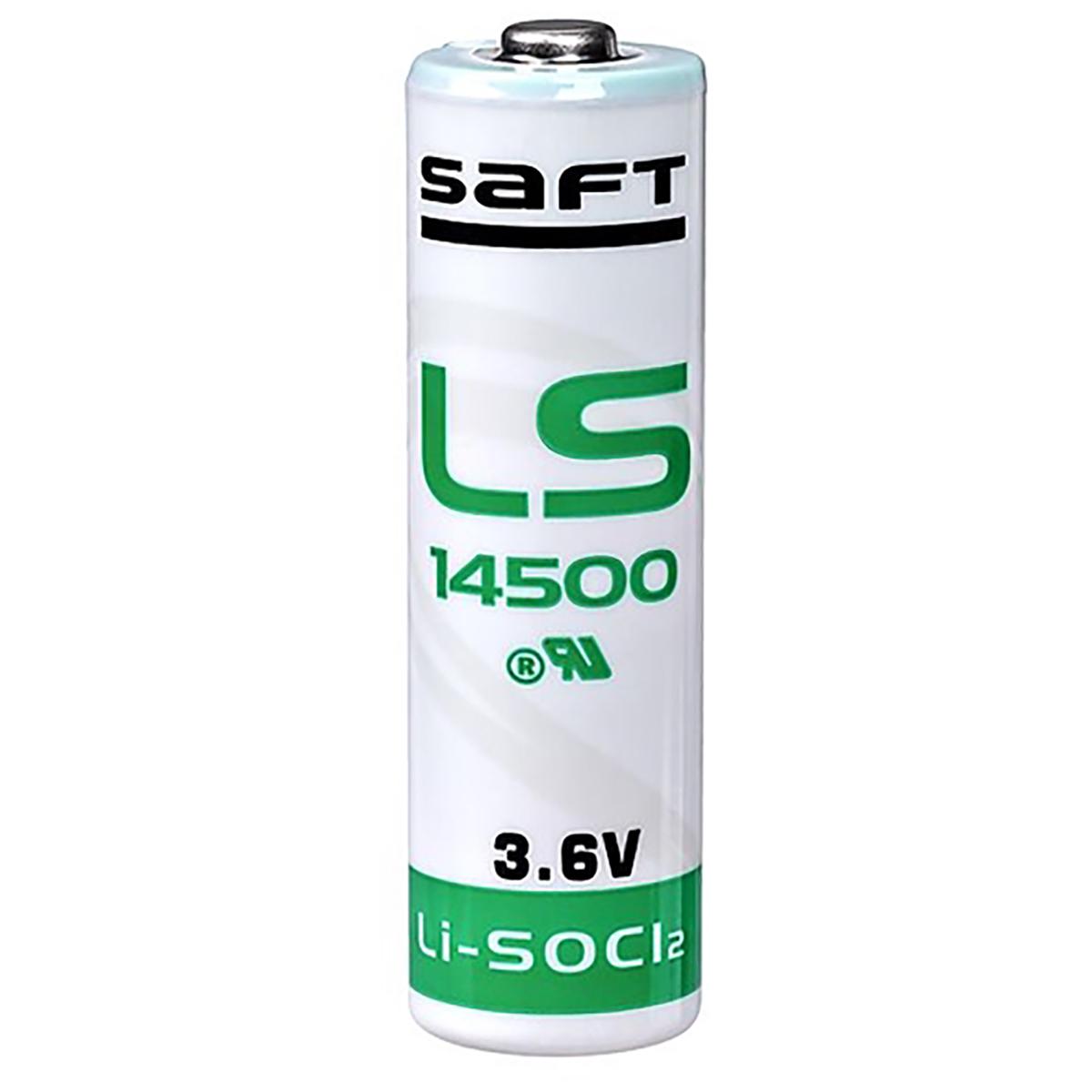 1 x Saft Batterie LS14500 AA Lithium-Thionylchlorid 3,6V 2600mAh 